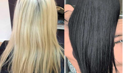 How-to-Dye-Blonde-Hair-Black?